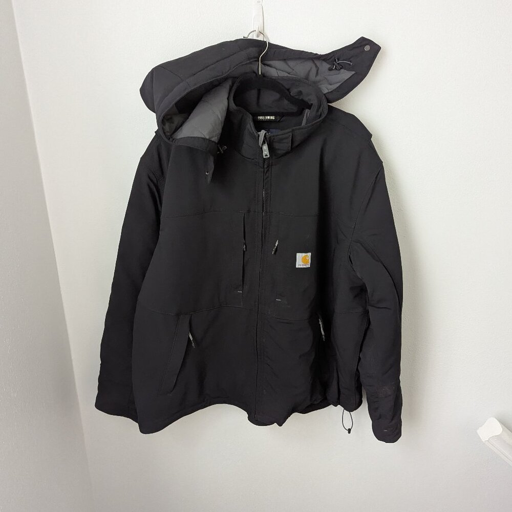 Carhartt Super Dux Relaxed Fit Full Swing Insulated Removable Hooded Jacket, 2XL